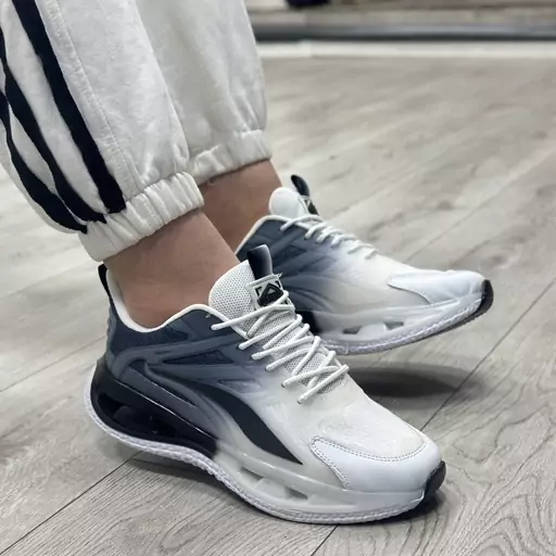 کتونی اسپرت مردانه مدل پوما puma رنگ سفید مشکی کد 6600