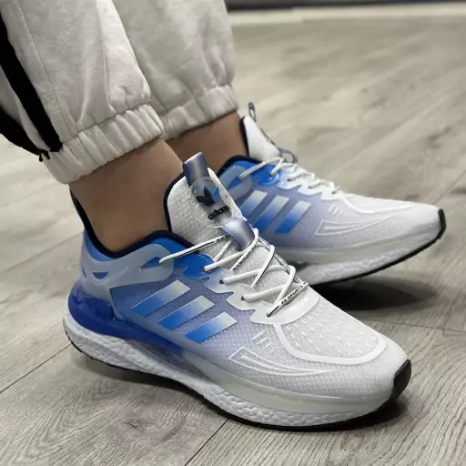 کفش و کتونی مردانه مدل ADIDAS آدیداس رنگ سفید آبی کد 57897