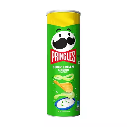 چیپس پرینگلز با طعم خامه و پیاز 165 گرم PRINGLES