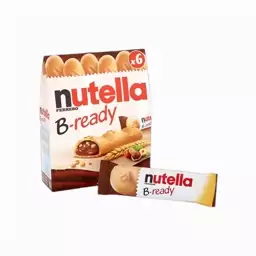 ویفر بیسکویت نوتلا NUTELLA مدل B-READY فندقی 6 عددی