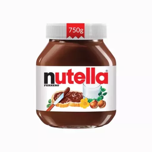 شکلات صبحانه نوتلا nutella با طعم کرم فندقی 750 گرم