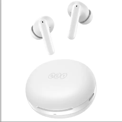 ایرپاد (هدفون بی سیم) شیائومی مدل QCY T13 Anc2 ا Xiaomi QCY T13 Anc2 Headphone با گارانتی شرکتی رنگ سفید و مشکی