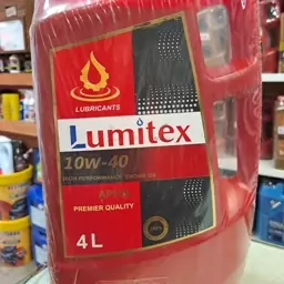 روغن موتور لومیتکس Lumitex چهار لیتری 10w40 سطح کیفی SL