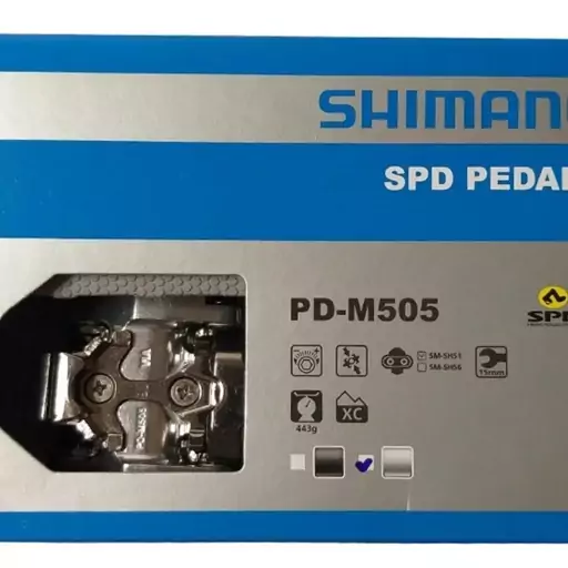 پدال دوچرخه و پل پدال شیمانو مدل PD-505-spd قفلی کوهستان Shimano Pedal - چرخیران خرید آنلاین با بهترین قیمت