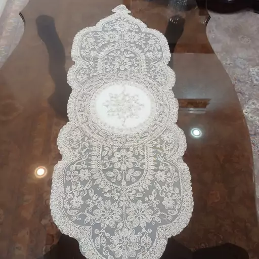 رومیزی مخمل دانتل جدید سه تکه ورساچه ایرانی 