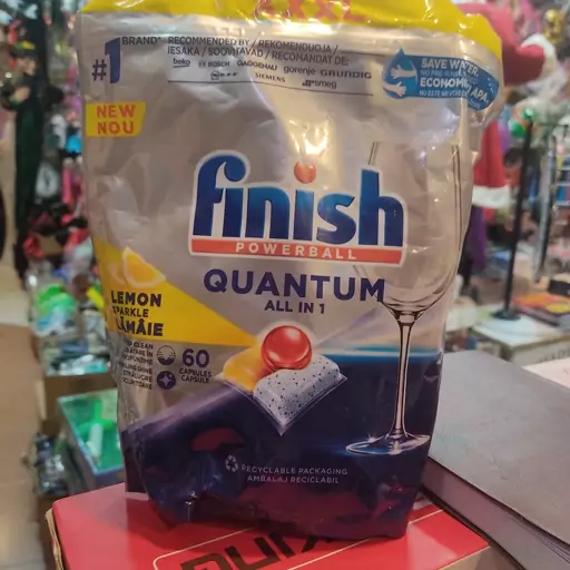 قرص ماشین ظرفشویی فینیش کوانتوم 60عددی (Finish Quantum ) لهستانی