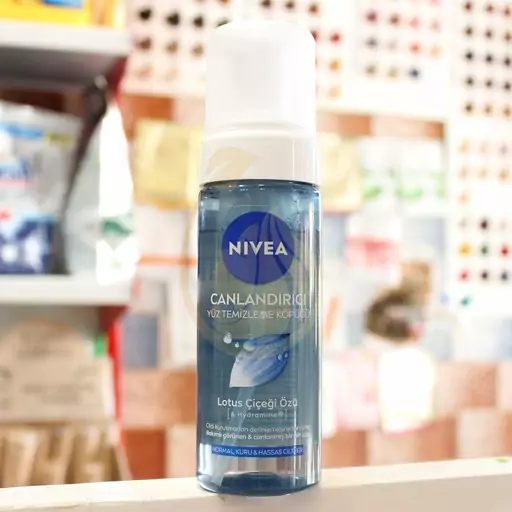 فوم شستشوی صورت نیوآ NIVEA حاوی عصاره لوتوس (نیلوفر آبی) 150 میل