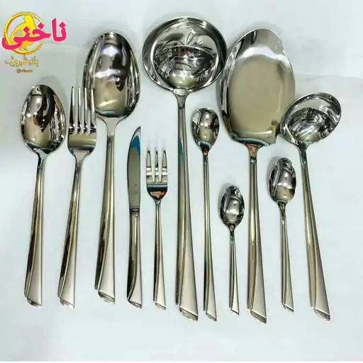 سرویس قاشق چنگال استیل یونیک 150پارچه حک یونیک