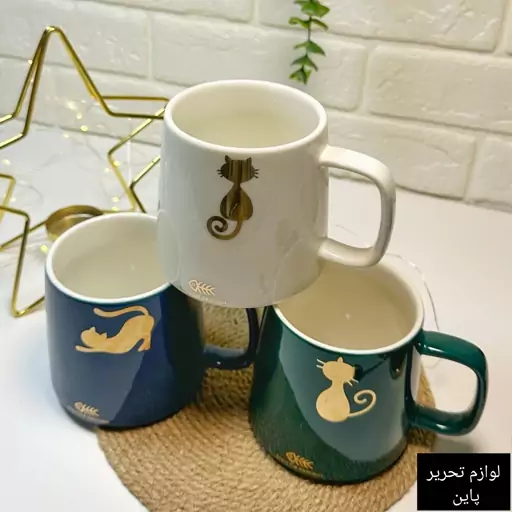 ماگ سرامیکی فانتزی طرح گربه 