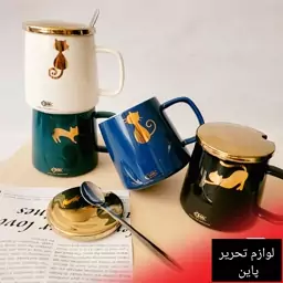 ماگ سرامیکی فانتزی طرح گربه 