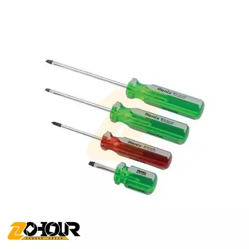 مجموعه 7 عددی پیچ گوشتی دسته کریستال مشتی رونیکس مدل Ronix RH-2701