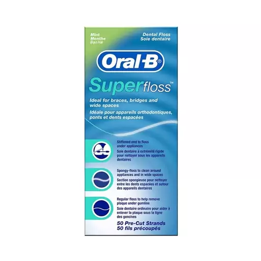 نخ دندان اورال-بی مدل مدل Super floss Mint