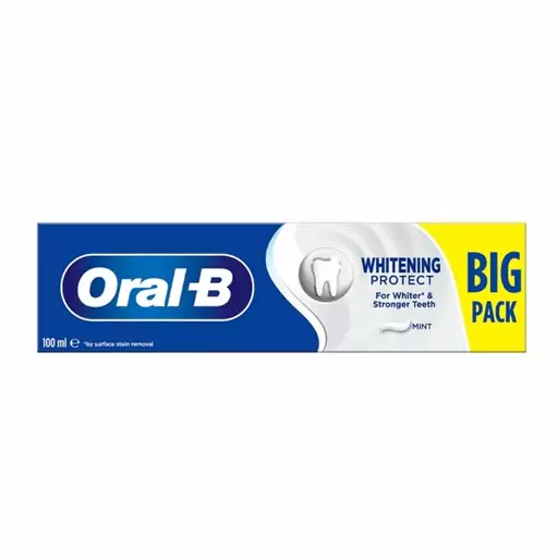 خمیر دندان اورال-بی مدل Whitening Protect حجم 100 میلی لیتر