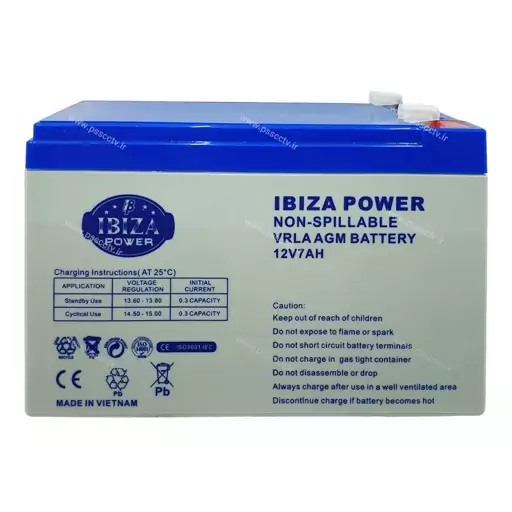 باتری ایبیزا پاور Ibiza power-7امپر 