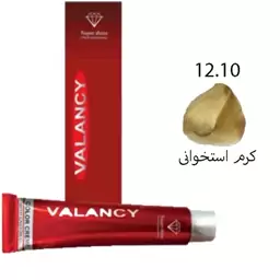 رنگ مو ترکیبی کرم استخونی 1210 بسیار روشن رنگموی ولنسی Valancy انواع اکسیدان دکلره دکوکرم رنگ و مش اولاپلکس موجوده