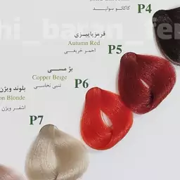 رنگ موی بدون آمونیاک پرستیژ بژ مسی  p6