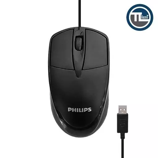 موس سیم دار مشکی فیلیپس Philips M234 ماوس