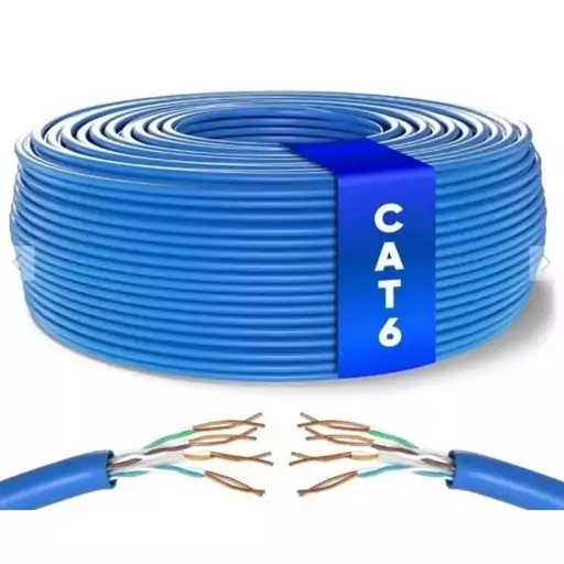 کابل شبکه cat6 utp (پس کرایه)