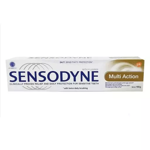 خمیردندان مولتی اکشن 100 گرمی سنسوداین SENSODYNE