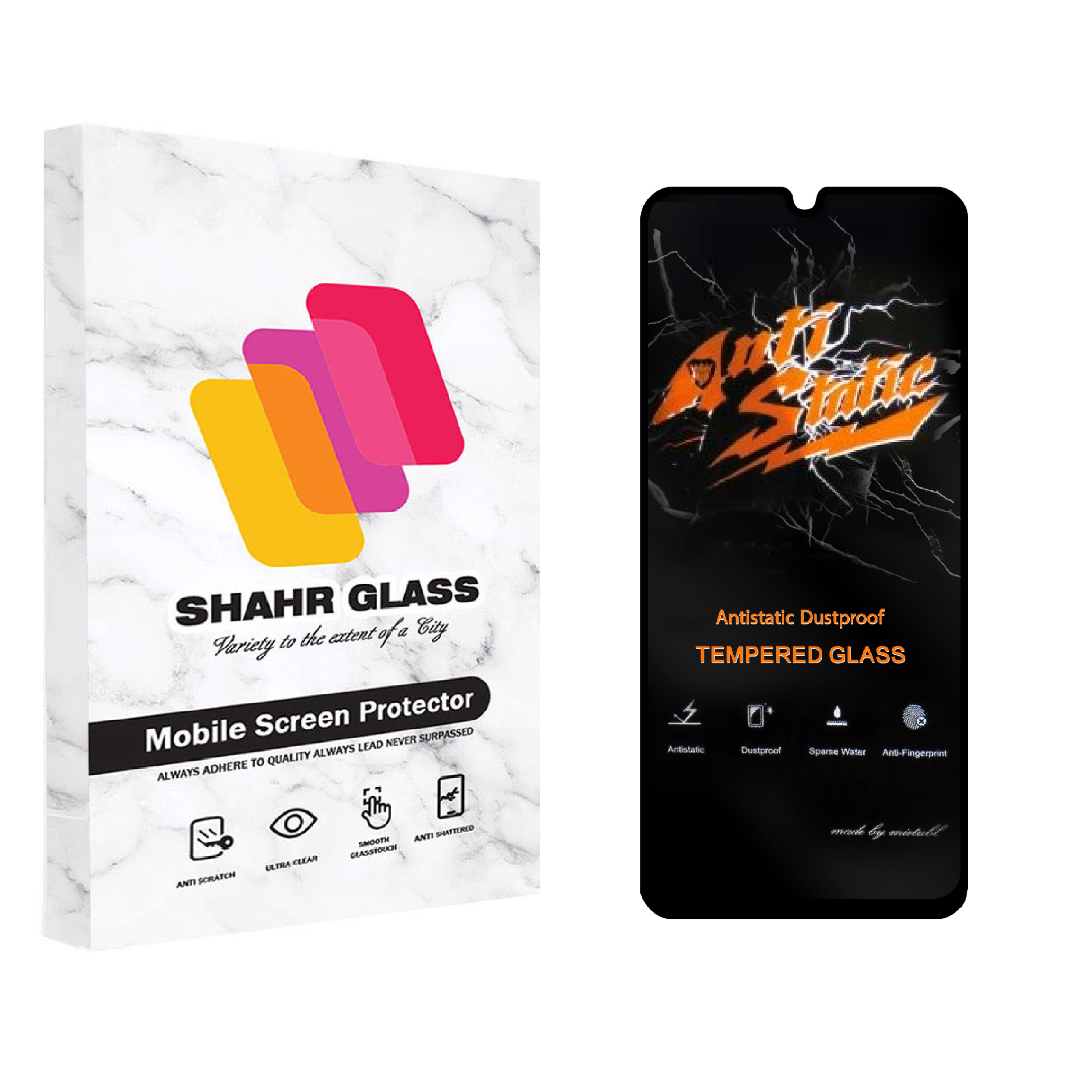 محافظ صفحه نمایش شهر گلس مدل آنتی استاتیک AntiStatic مناسب برای گوشی موبایل سامسونگ Galaxy A22 4G / M32 / F22