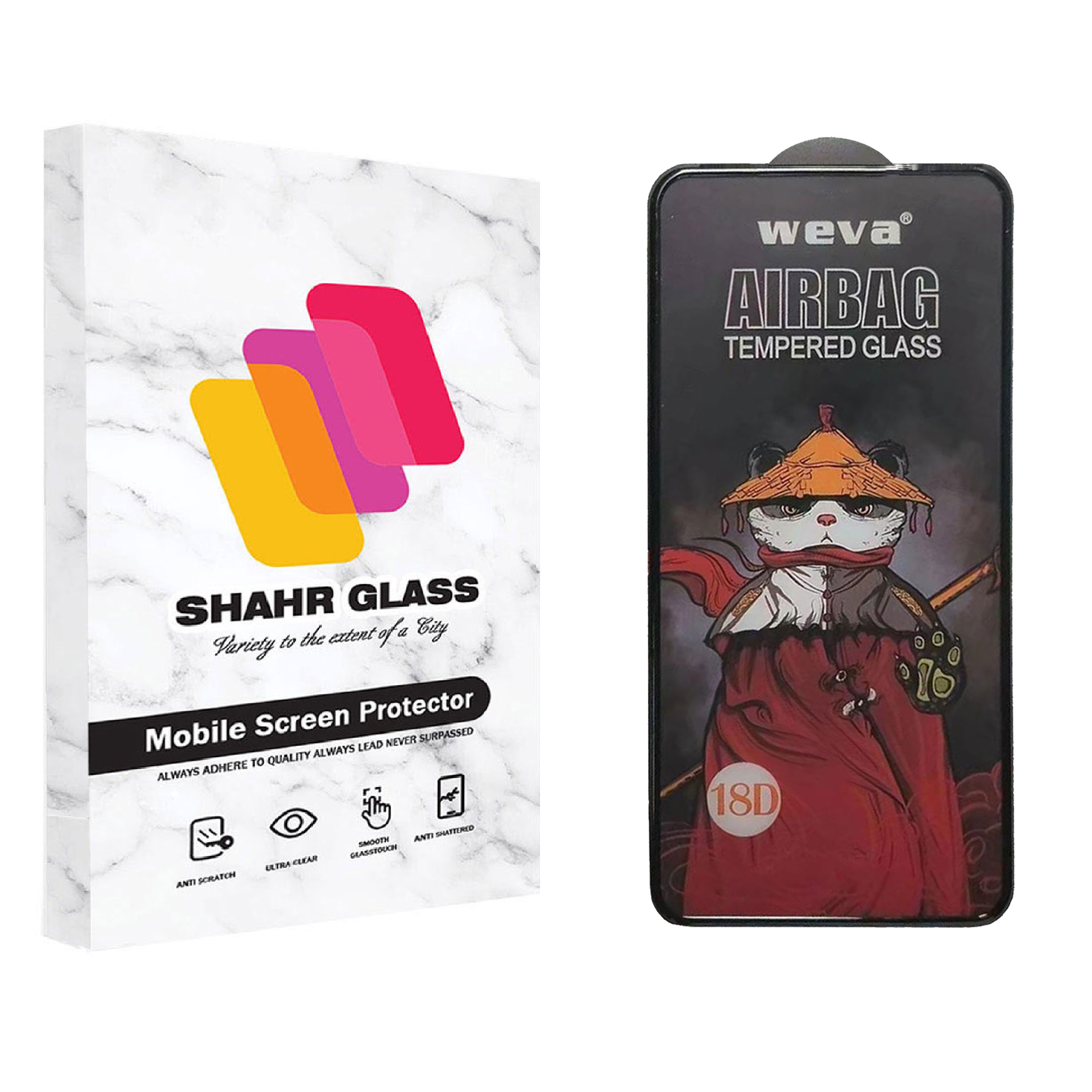 محافظ صفحه نمایش شهر گلس مدل ایربگ AirBag مناسب برای گوشی موبایل شیائومی Redmi Note 10 / 10S / 11 4G / 11S