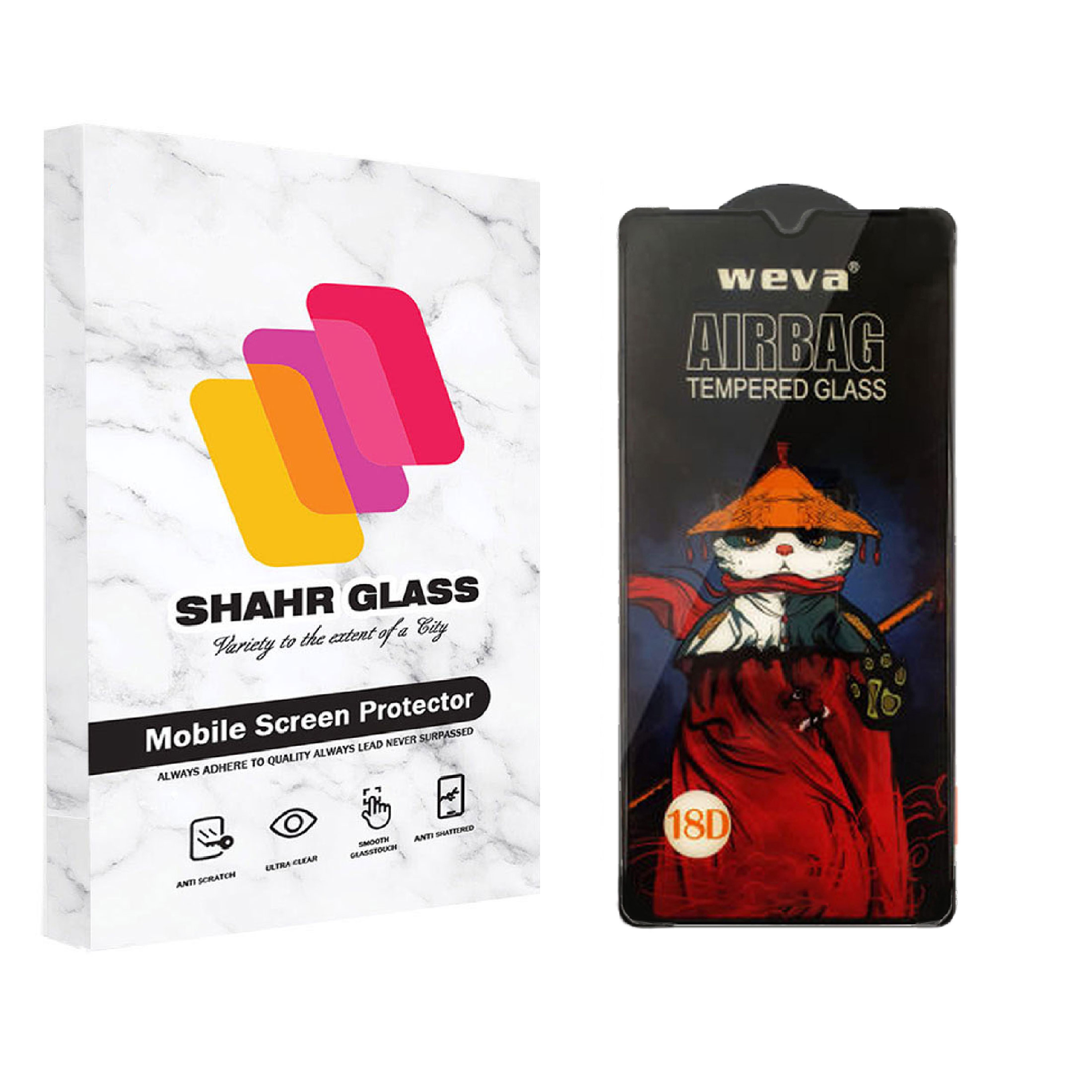 محافظ صفحه نمایش شهر گلس مدل ایربگ AirBag مناسب برای گوشی موبایل سامسونگ Galaxy M32 4G / A33 5G / F22 4G