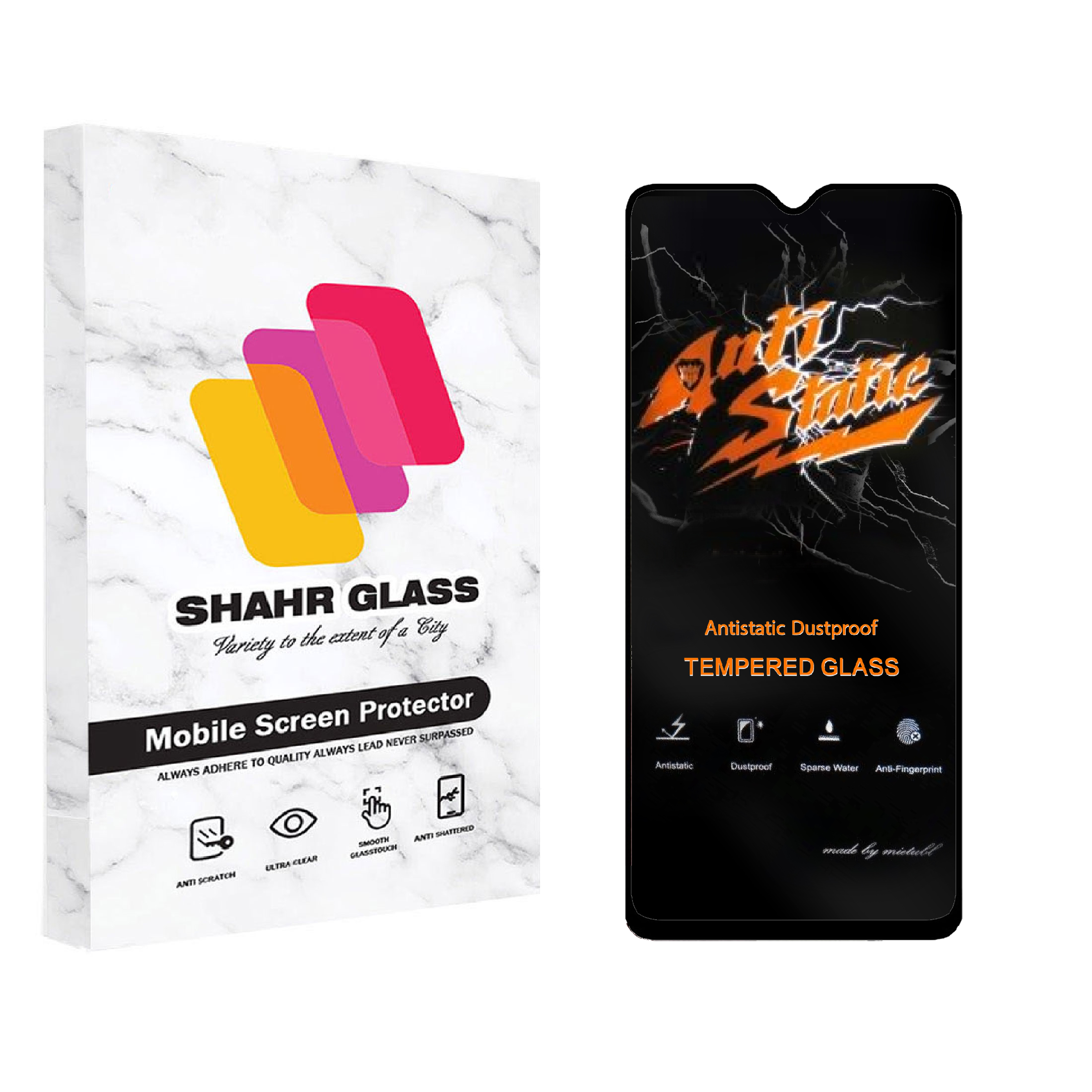محافظ صفحه نمایش شهر گلس مدل آنتی استاتیک AntiStatic مناسب برای گوشی موبایل سامسونگ Galaxy A13 4G