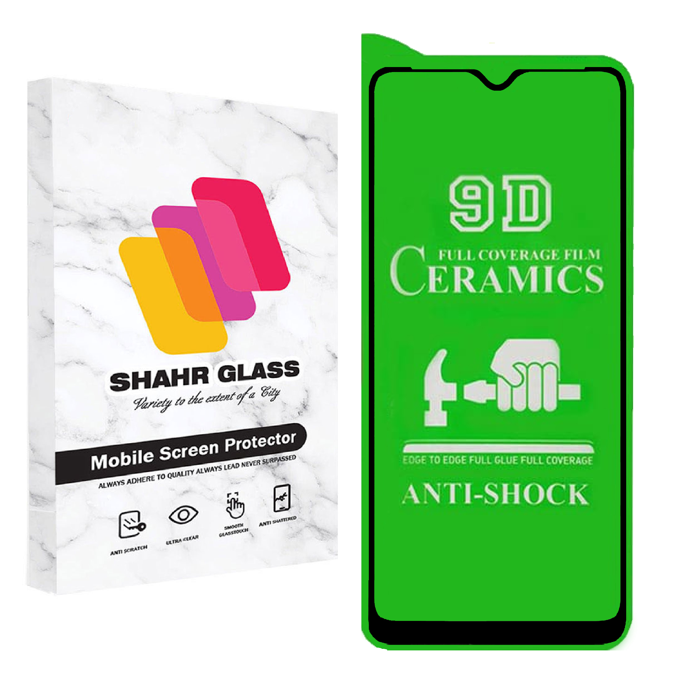 محافظ صفحه نمایش شهر گلس مدل سرامیکی شفاف Ceramic Clear مناسب برای گوشی موبایل سامسونگ Galaxy A12 Nacho / M13 / A23