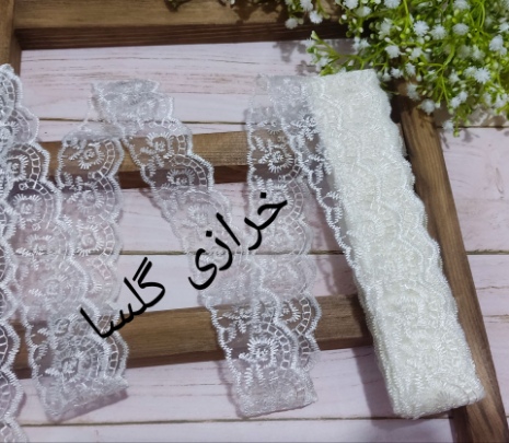 تور ارگانزا 4 سانت رنگ نباتی