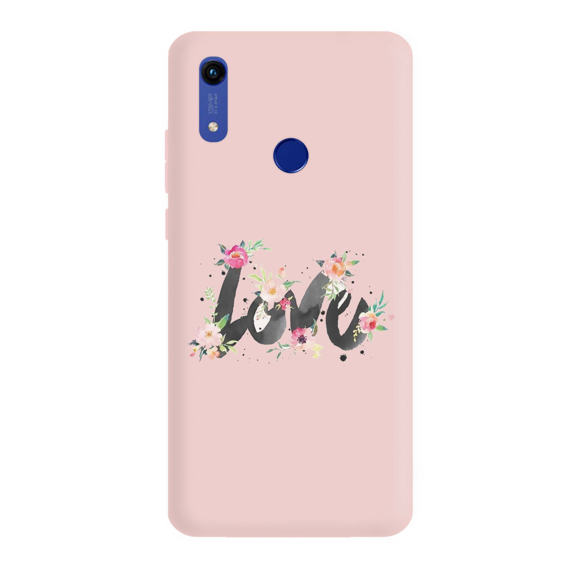 قاب گوشی هواوی آنر honor 8A طرح عاشقانه صورتی