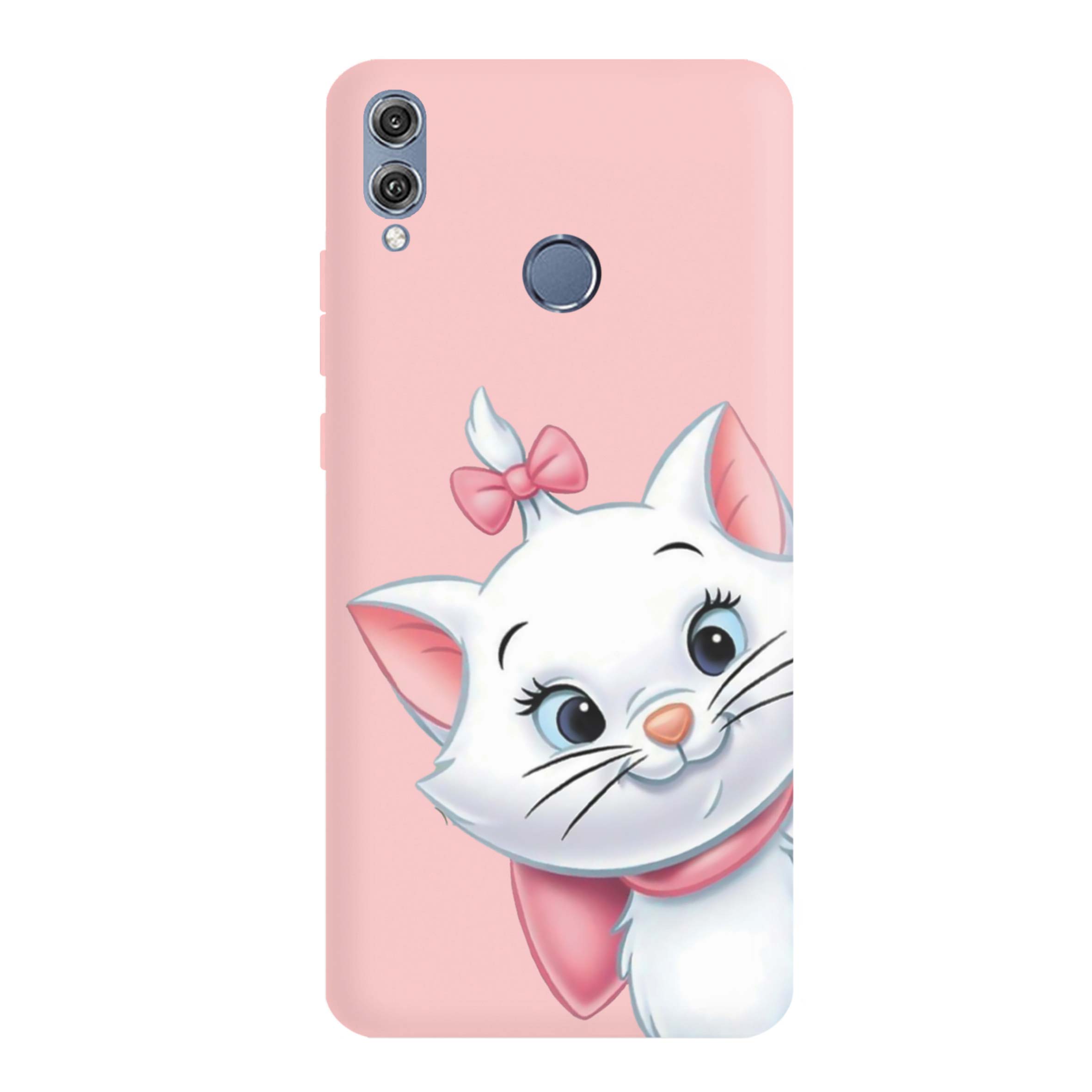 قاب گوشی هواوی آنر honor 8X طرح گربه صورتی
