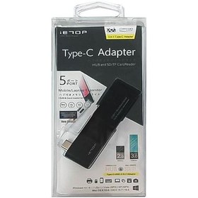 هاب و رم ریدر تایپ سی 5IN1 برند IETOP مدل TU-251