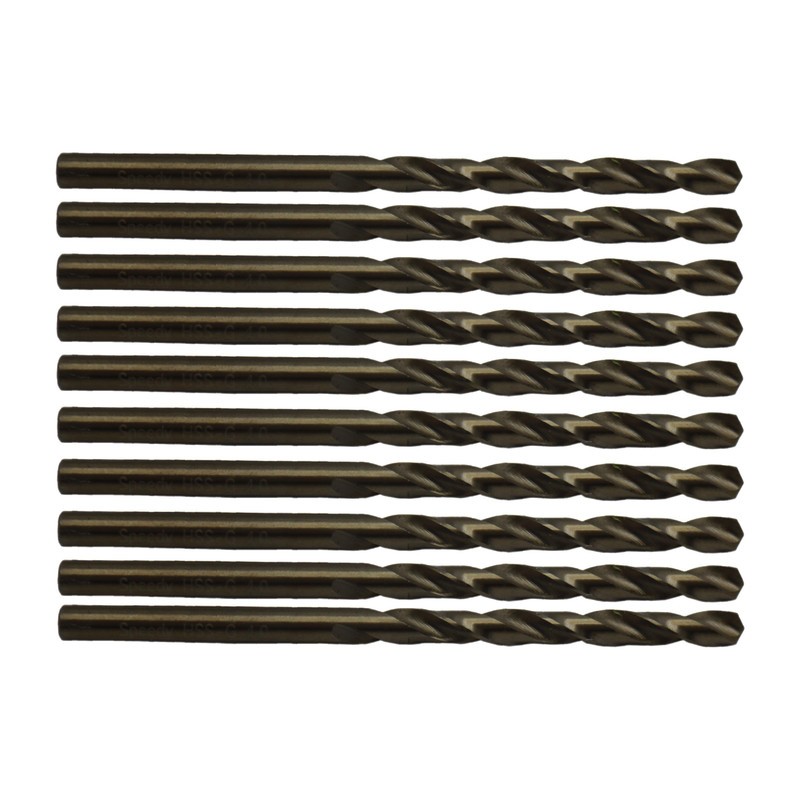 مته آهن اسپیدی مدل YP-HSS-G-04MM سایز 4 میلی متر مجموعه 10عددی