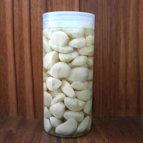 ترشی سیر صدفی خانگی  800 گرم (پس کرایه)