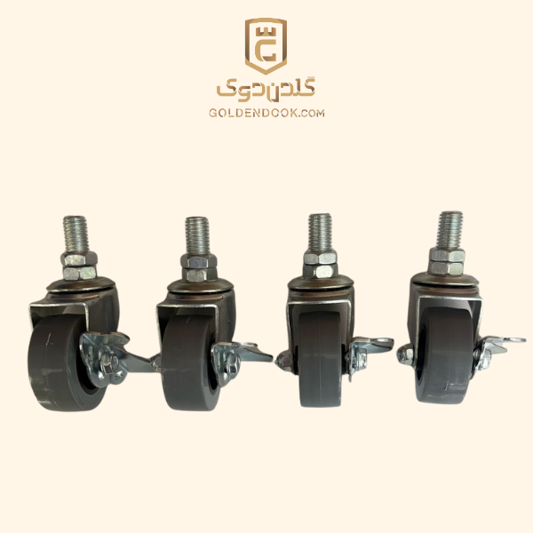 چرخ میز چرخ خیاطی صنعتی (بسته 4 عددی)