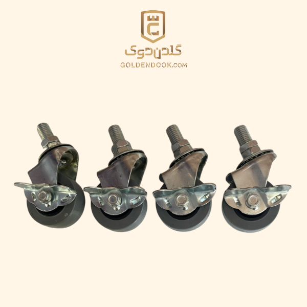 چرخ میز چرخ خیاطی صنعتی (بسته 4 عددی)