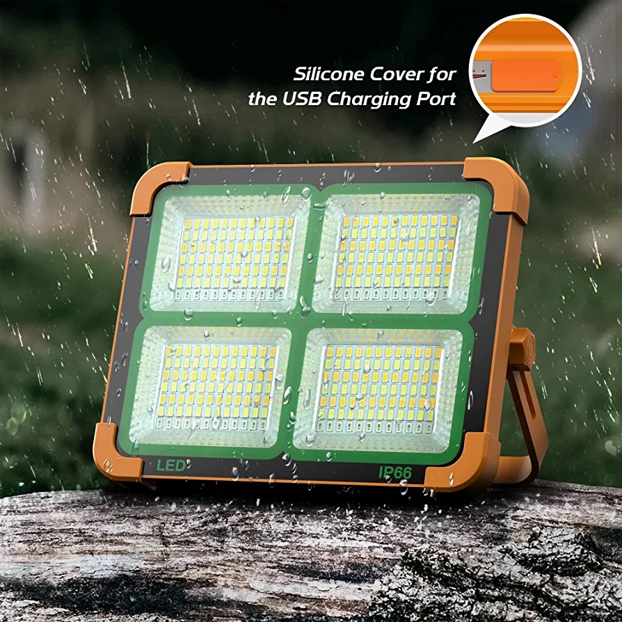 پروژکتور خورشیدی شارژی 100W مدل SOLAR LIGHT