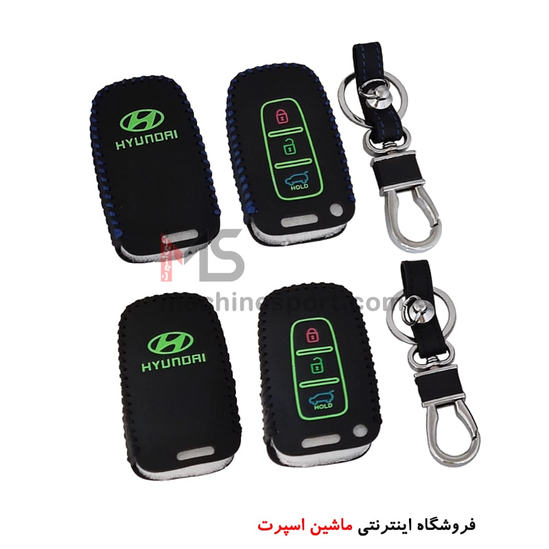 کاور چرمی سوئیچ هیوندا 3 دکمه کیلس