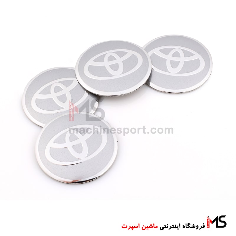 آرم کاپ رینگ تویوتا نقره ای