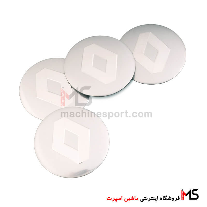 آرم کاپ رینگ طرح رنو Renualt نقره ای