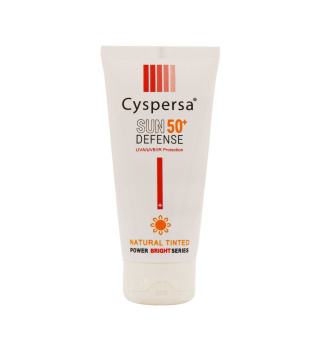 سیسپرسا ضدآفتاب رنگیspf50 رنگ طبیعی حجم 50 میل