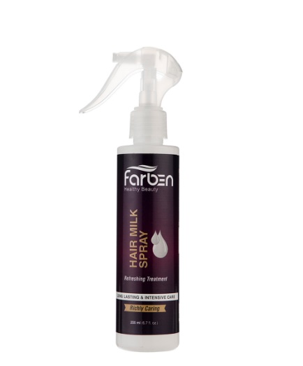 اسپری شیر مو تقویت کننده و آبرسان فاربن 200ml