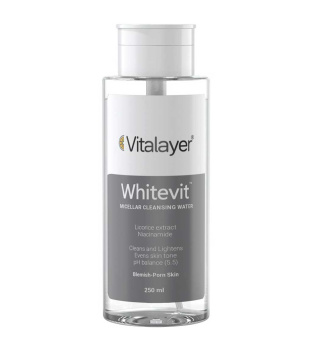 ویتالایر میسلار واتر مدل Whitevit حجم 250 میلی لیتر