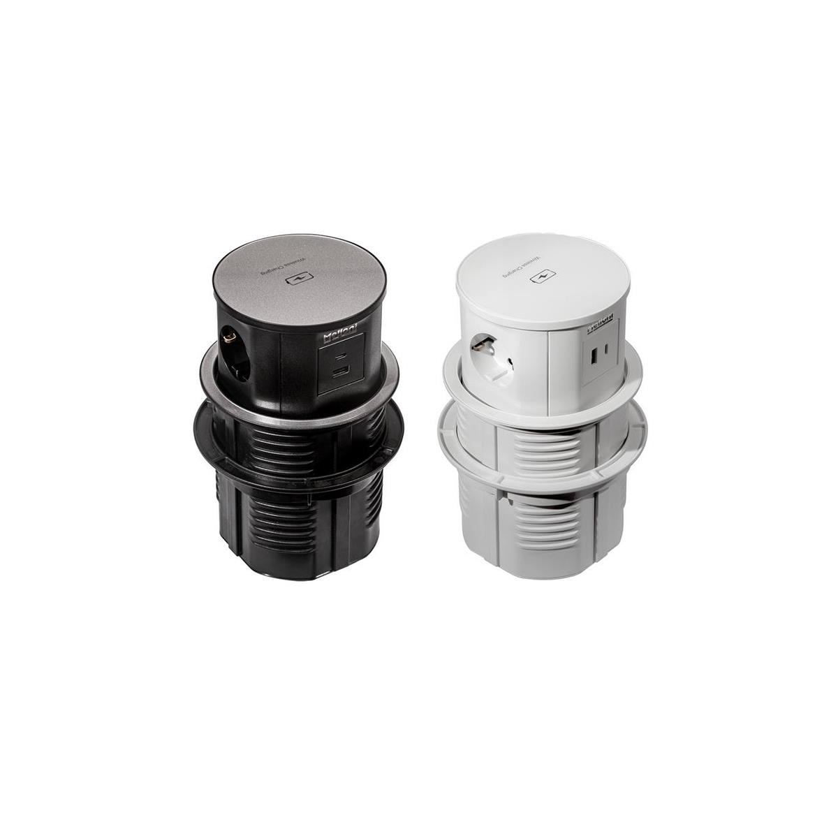 پریز توکار سه سوکت glass کد 10110 برند ملونی