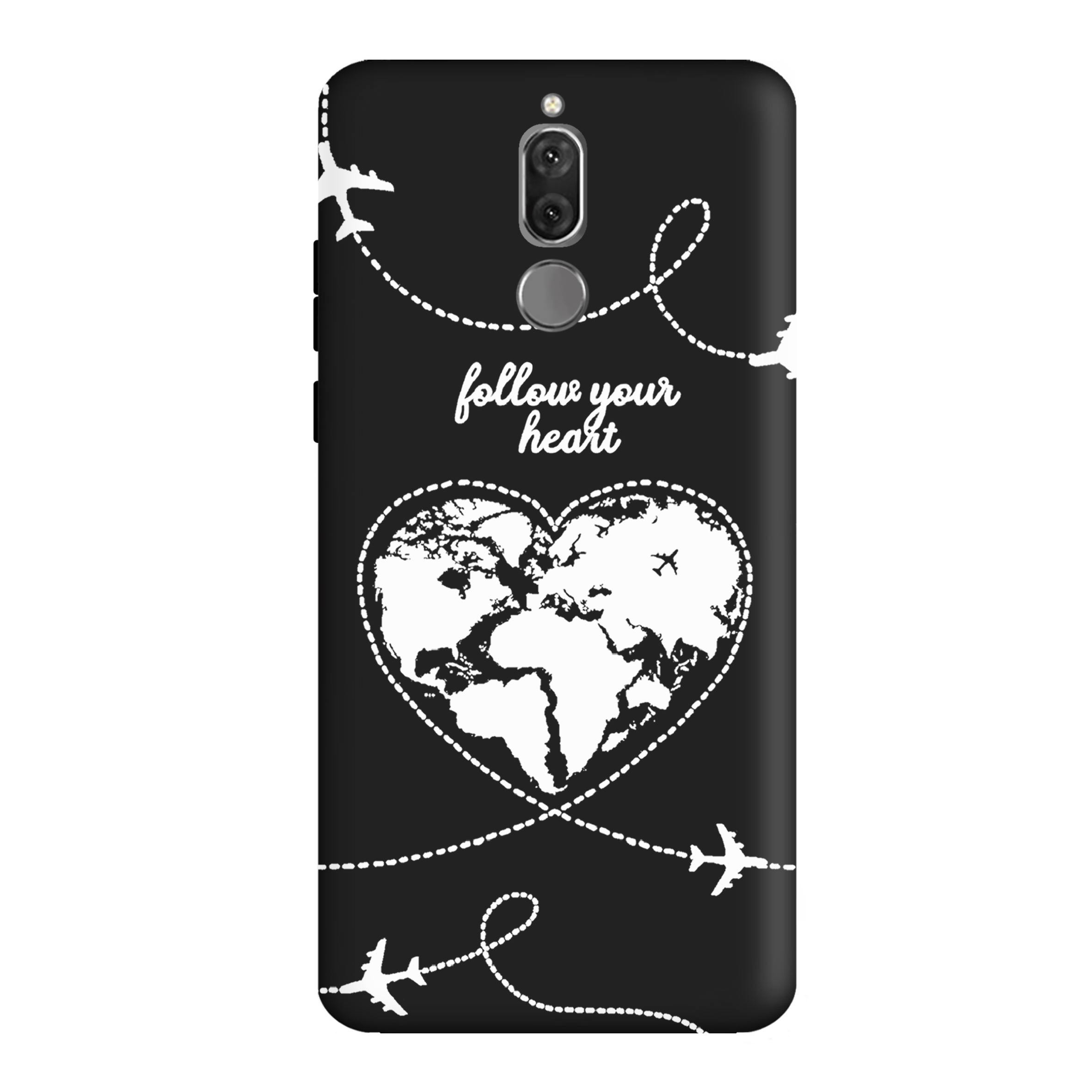 قاب گوشی هواوی Mate 10 LITE طرح نقشه قلبی