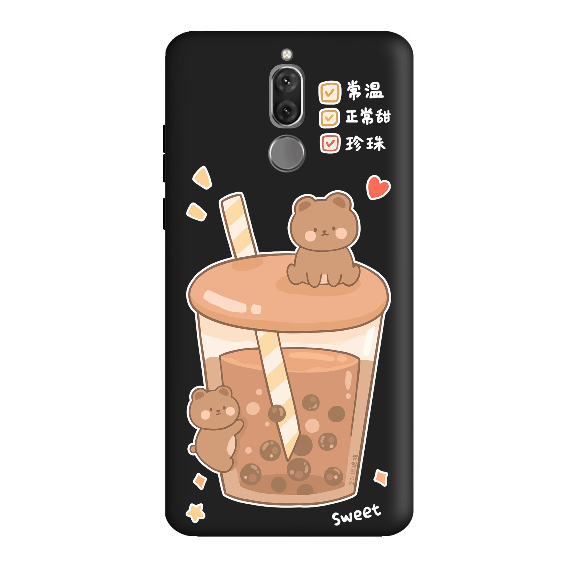 قاب گوشی هواوی Mate 10 LITE طرح خرسی اسموتی