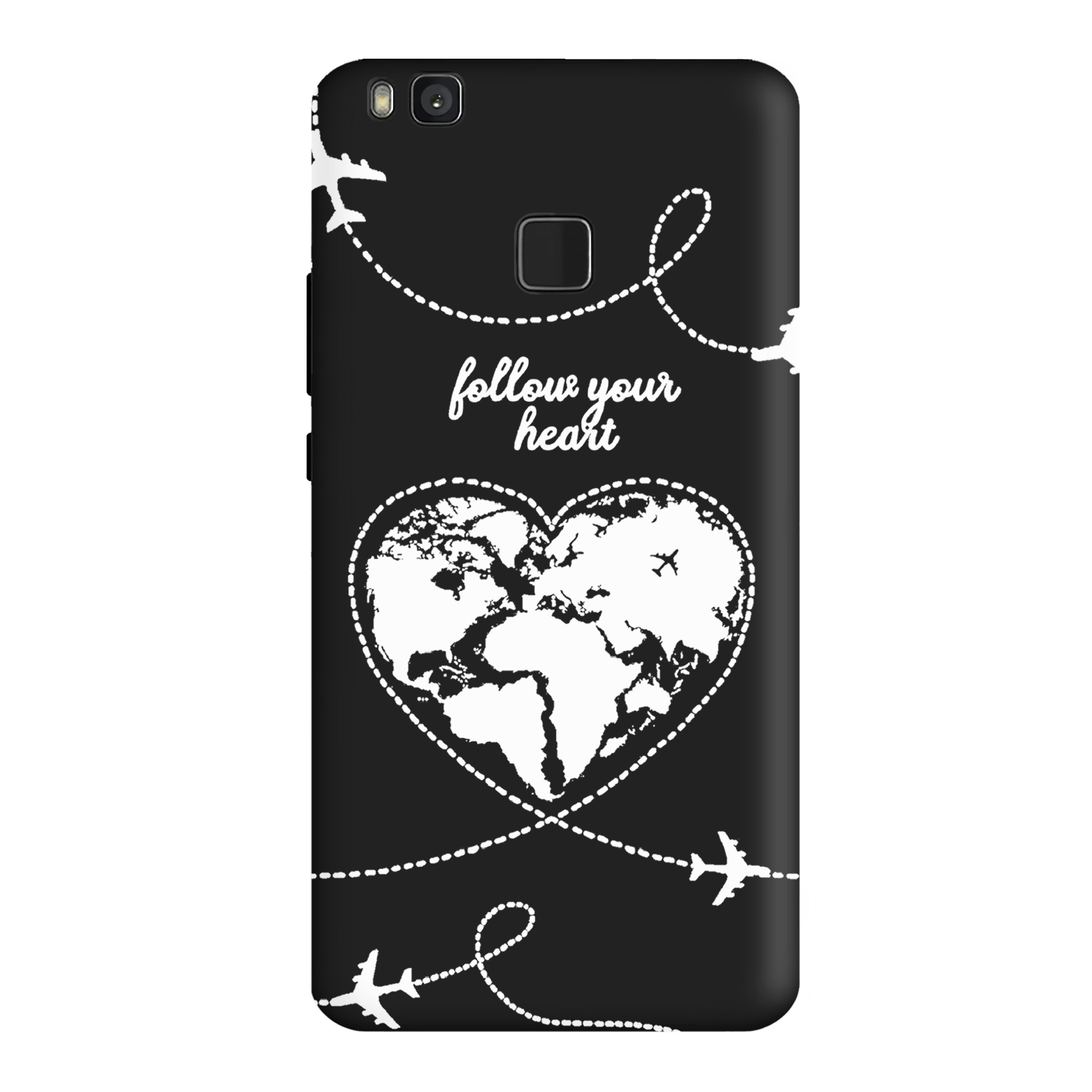 قاب گوشی هواوی P9 LITE طرح نقشه قلبی