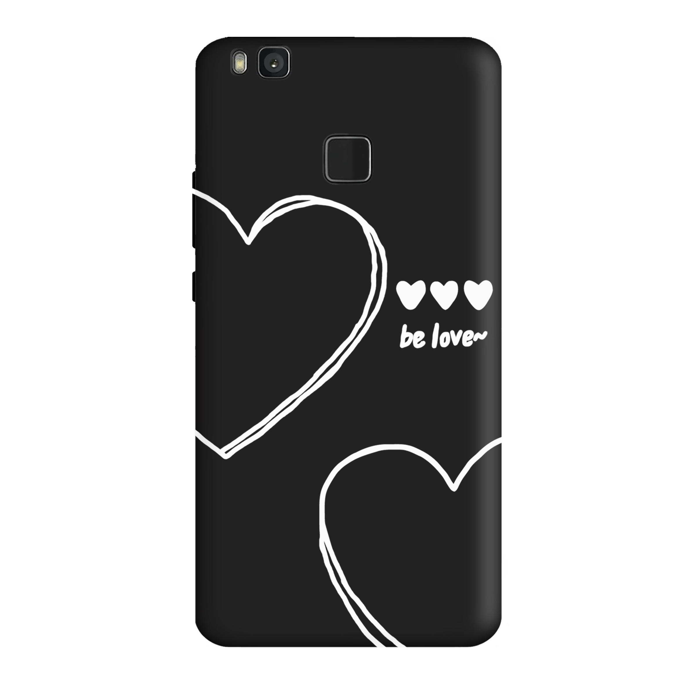 قاب گوشی هواوی P9 LITE طرح قلب مشکی