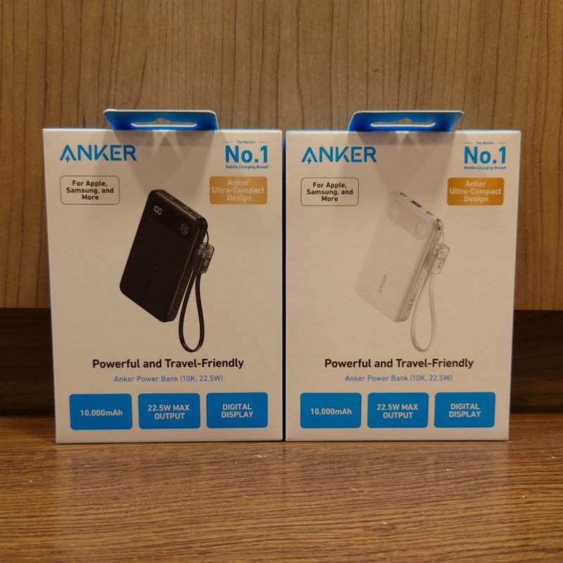 پاوربانک انکر مدل A1257 ظرفیت 10000 میلی آمپر ساعت به همراه کابل USB-C
