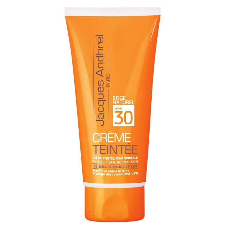 کرم ضد آفتاب رنگی ژاک آندرل پاریس SPF 30 مدل TINTED مناسب پوست های خشک و معمولی حجم 50 میلی لیتر